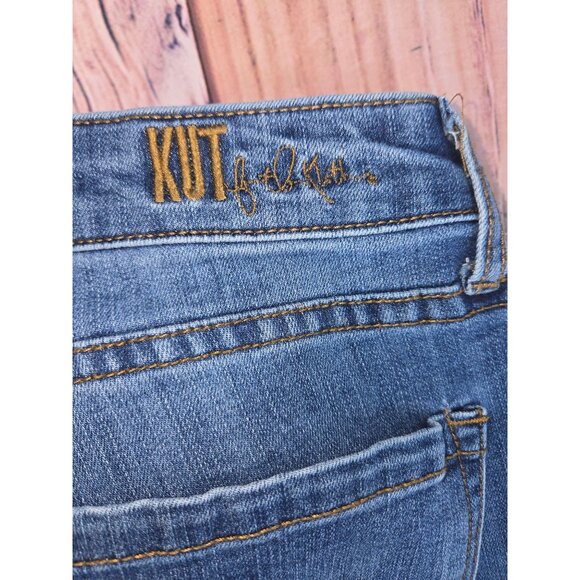 Kut From The Kloth Carrie Boyfriend Jeans 14 (36x31) Medium Wash - Picture 7 of 11